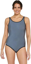 Load image into Gallery viewer, ZOGGS WOMENS REVERSIBLE BINDING SCOOPBACK STORM