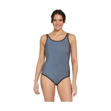 Load image into Gallery viewer, ZOGGS WOMENS REVERSIBLE BINDING SCOOPBACK STORM