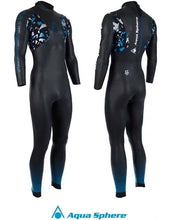 Load image into Gallery viewer, AQUASPHERE AQUASKIN FULL MENS BLACK TURQUISE - X LARGE