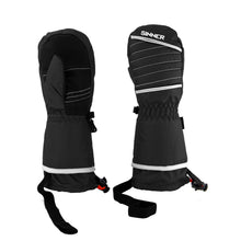 Load image into Gallery viewer, SINNER STRATTON JUNIOR SKI MITTON BLACK