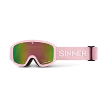 Load image into Gallery viewer, SINNER JUNIOR DUCK MOUNTAIN GOGGLES MATTE PINK WITH PINK LENS