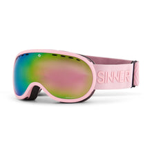 Load image into Gallery viewer, SINNER SENIOR VORLAGE MATTE LIGHT PINK SKI GOGGLE