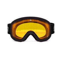 Load image into Gallery viewer, SINNER SENIOR ESTES SKI GOGLE MATTE BLACK ORANGE LENS
