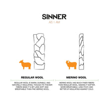 Load image into Gallery viewer, SINNER MERINO SKI SOCKS BLACK SINGLE PACK