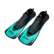 Load image into Gallery viewer, ZOGGS SWIM FIN ENERGY BLACK/TURQUOISE