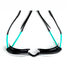 Load image into Gallery viewer, ZOGGS TIGER GOGGLES BLACK/TURQUOISE/CLEAR