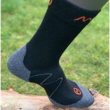 Load image into Gallery viewer, MOGGANS MERINO CREW SOCK - BLACK