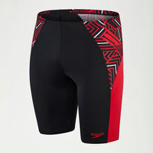 Load image into Gallery viewer, SPEEDO MENS ECO ENDURANCE+ SPLICE JAMMER BLACK/RED