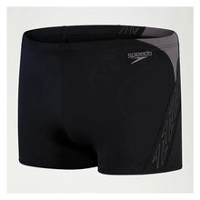 Load image into Gallery viewer, SPEEDO MENS HYPERBOOM AQUASHORT BLACK/GREY