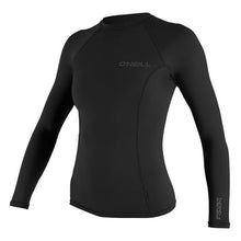 Load image into Gallery viewer, ONEILL WOMENS THERMO X LONG SLEEVE TOP - BLACK (5025 002)