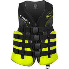 Load image into Gallery viewer, ONEILL MENS SUPERLITE 50N CE IMPACT VEST - BLACK/LIME