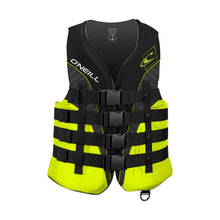 Load image into Gallery viewer, ONEILL MENS SUPERLITE 50N CE IMPACT VEST - BLACK/LIME