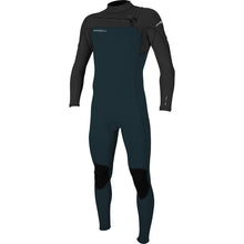 Load image into Gallery viewer, ONEILL MENS HAMMER 3/2MM CHEST ZIP FULL WETSUIT SLATE/BLACK
