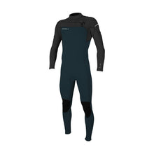 Load image into Gallery viewer, ONEILL MENS HAMMER 3/2MM CHEST ZIP FULL WETSUIT SLATE/BLACK
