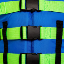 Load image into Gallery viewer, JOBE YOUTH NYLON LIFE VEST BLUE/LIME