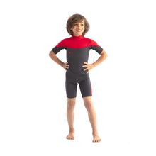 Load image into Gallery viewer, JOBE KIDS BOSTON SHORTY WETSUIT - BLUE OR RED