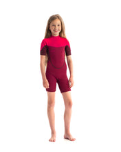 Load image into Gallery viewer, JOBE GIRLS BOSTON SHORTY 2MM FULL WETSUIT - HOT PINK