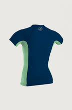 Load image into Gallery viewer, ONEILL GIRLS PREMIUM SKIN SHORT SLEEVE RASH GUARD (4175 FP3)