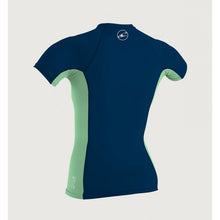 Load image into Gallery viewer, ONEILL GIRLS PREMIUM SKIN SHORT SLEEVE RASH GUARD (4175 FP3)