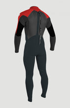 Load image into Gallery viewer, ONEILL YOUTH EPIC 4/3 BACK ZIP FULL WETSUIT GRAPHITE/SMOKE/RED/RED