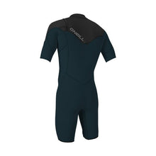 Load image into Gallery viewer, ONEILL MENS HAMMER 2MM CHEST ZIP SHORTY WETSUIT SLATE/BLACK