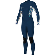 Load image into Gallery viewer, ONEILL WETSUITS WOMENS BAHIA 3/2 FULL SUIT NAVY/BLUE/WHITE