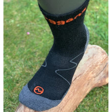Load image into Gallery viewer, MOGGANS MERINO CREW SOCK - BLACK