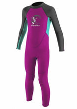 Load image into Gallery viewer, ONEILL TODDLER GIRLS REACTOR 2MM FULL WETSUIT-BERRY
