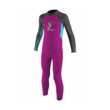 Load image into Gallery viewer, ONEILL TODDLER GIRLS REACTOR 2MM FULL WETSUIT-BERRY