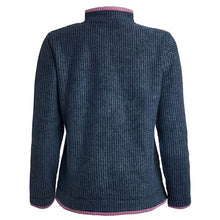 Load image into Gallery viewer, WEIRD FISH WOMENS BEYONCE ECO 1/4 ZIP GRID FLEECE - NAVY