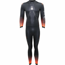 Load image into Gallery viewer, AQUASPHERE MENS PURSUIT 2.0 WETSUIT BLACK/ORANGE