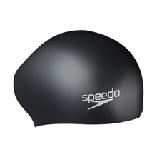 Load image into Gallery viewer, SPEEDO LONG HAIR CAP BLACK