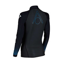 Load image into Gallery viewer, AQUASPHERE WOMENS AQUASKIN V3 TOP - BLK/TURQ