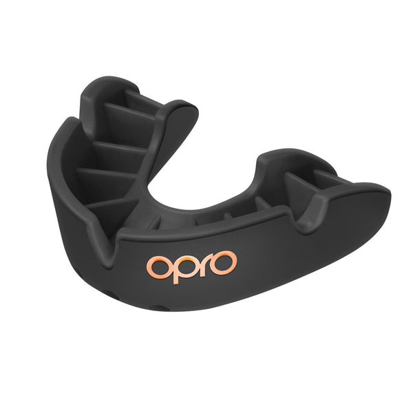 OPRO ADULT G5 BRONZE MOUTHGUARD BLACK