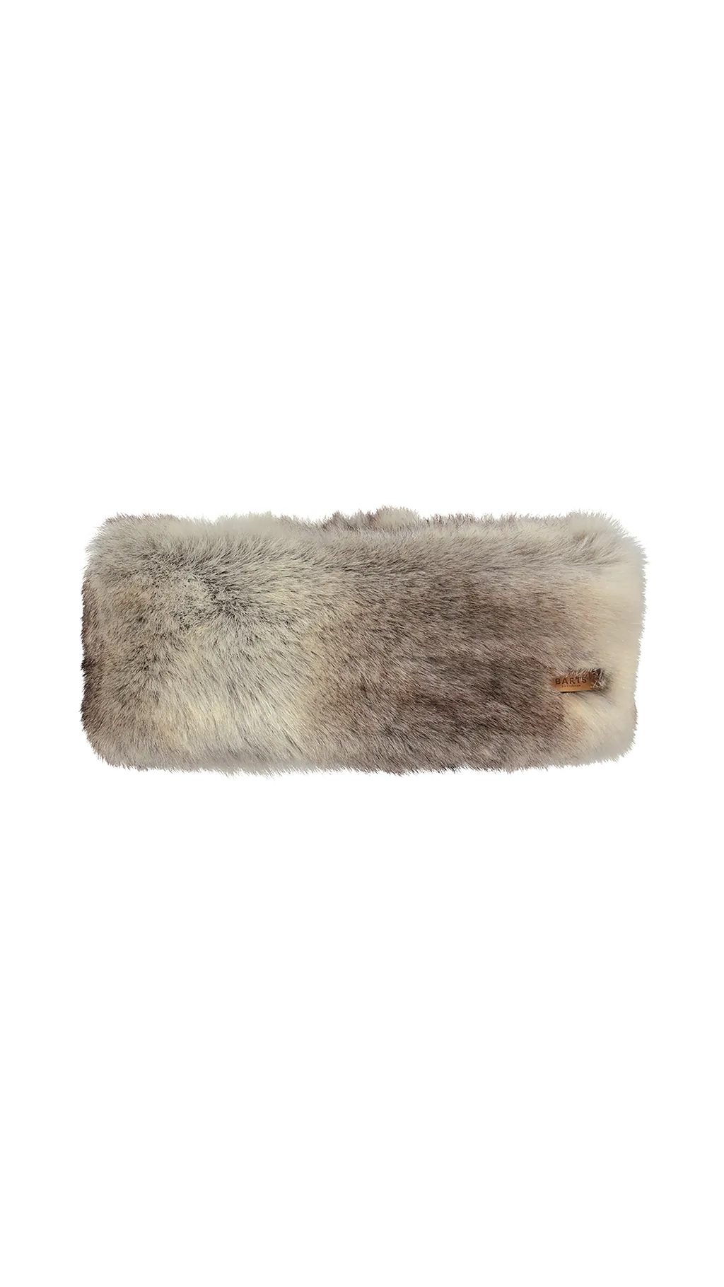 BARTS FUR HEADBAND HEATHER BROWN
