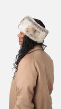 Load image into Gallery viewer, BARTS FUR HEADBAND HEATHER BROWN
