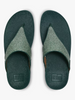 FITFLOP LULU SHIMMERGLITZ TOE POST SANDALS DEEP OCEAN