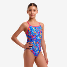 Load image into Gallery viewer, FUNKITA GIRLS DRAGONS DEN SINGLE STRAP ONE PIECE SWIMSUIT

