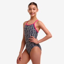 Load image into Gallery viewer, FUNKITA GIRLS DIAMOND BACK ONE PIECE STICKLER
