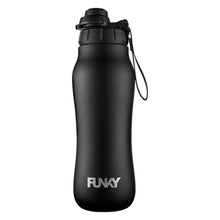 Load image into Gallery viewer, FUNKY CLEAN STREAM WATER BOTTLE STILL BLACK
