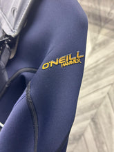 Load image into Gallery viewer, ONEILL MEN HAMMER 3/2 CHEST ZIP FULL WETSUIT BLACK/NAVY/GRAPHITE

