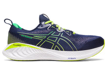 Load image into Gallery viewer, ASICS GEL CUMULUS 25 MIDNIGHT/ CILANTRO MENS TRAINERS
