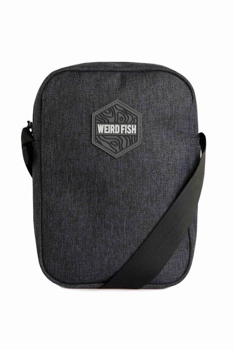 WEIRDFISH FLYTE TRAVEL CROSS BODY BAG NAVY/BLACK