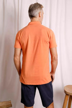 Load image into Gallery viewer, WEIRDFISH MENS JETSTREAM BRANDED POLO MANGO
