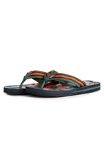 Load image into Gallery viewer, WEIRDFISH MENS DERWENT PRINTED NAVY FLIPFLOPS
