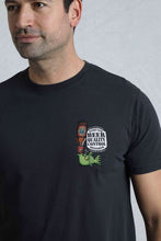 Load image into Gallery viewer, WEIRD FISH MENS BEER OFFISHER HERITAGE ARTIST TEE NAVY

