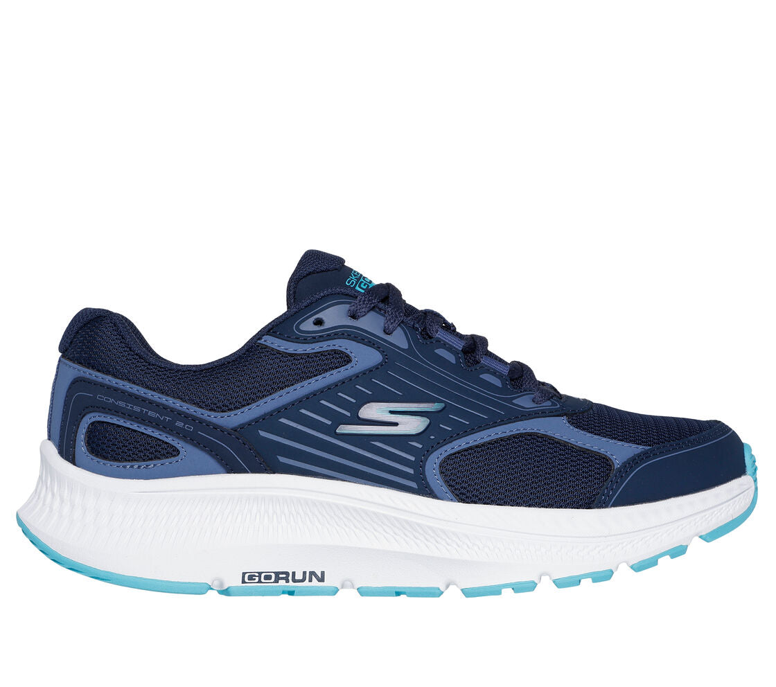 Skechers Women's GO Run CONSISTENT-INTENSIFY Sneaker, Black/Lime, 8.5 Skechers Ladies Trainers Go Run Consistent 2.0 Piedmont in Blue⁄Navy  128625⁄BLNV