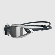 Load image into Gallery viewer, SPEEDO SENIOR  AQUAPULSE PRO MIRROR SWIMMING GOGGLE  GREY/SILVER
