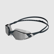 Load image into Gallery viewer, SPEEDO SENIOR  AQUAPULSE PRO MIRROR SWIMMING GOGGLE  GREY/SILVER
