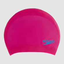 Load image into Gallery viewer, SPEEDO LONG HAIR SILICONE CAP JUNIOR PINK/BLUE
